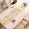Mantel de Vidrio Blando para Mesa, Plato de Cristal Retro, Impermeable, Resistente al Aceite, Anti-quemaduras, Transparente de PVC sin Lavado, Nuevo Estilo Chino Protector de Mesa