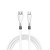 Cable de datos de uno a tres carga rápida explosiones de dos colores tres en uno para Apple Huawei Xiaomi Android
