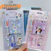 Conjunto de Caderno e Caneta 6 Cores Labubu Capibara Kuromi para Alunos do Ensino Fundamental e Cadernos e Blocos de Notas Infantis