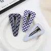 Nuevo Clip de Pelo de Terciopelo de Gota de Agua de Gama Alta Coreano Moda Clip para Flequillo Clip Lateral Accesorios para el Cabello Versátiles