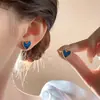 Pendientes de Clip de Lujo Ligero Estilo Hong Kong sin Agujeros para Orejas Pendientes Geométricos de Perla y Camelia para Mujer Sentido Avanzado Simples Elegantes Pendientes Versátiles