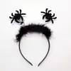 Diademas de Halloween Transfronterizos Diademas de Murciélago Araña Decoración de Ambiente para Fiesta del Festival de Fantasmas Tira de Pelo de Araña Diadema Escenario