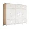 Armario de Acero para Dormitorio del Hogar Montaje Sencillo para Habitaciones de Alquiler Gabinete de Almacenamiento Combinado de Metal y Chapa Metálica Armario Infantil