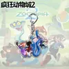 Zootopia 2 Nick Judy Gary Llavero Acrílico Colgante Periférico de Película de Aspecto Elevado
