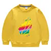Ropa para Niños Nueva de Comercio Exterior Transfronterizo Primavera y Otoño 2023 Suéter de Cuello Redondo Chaqueta de Algodón de Manga Larga para Niños y Niñas