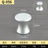 Aleación de aluminio mango de un solo agujero redondo dorado simple para gabinete mueble cajón manija de puerta de armario de acero inoxidable venta al por mayor
