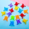 Sapo Saltitante de Plástico Sapo Saltador Brinquedos Educacionais para Crianças Sapo Travesso Nostálgico Clássico para Meninos e Meninas Atacado de Barraca de Rua