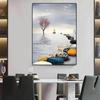 Entrada Entrada Pintura Decorativa Moderna Luz Corredor Luxo Pintura Pendurada Edição Vertical Atmosférico Abstrato Sala de Estar Fundo Mural Pintura