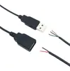 Cabo de Dados USB 2.0 Cabo de Carregamento a Macho para Cabeça Única Estanhado 2 Fios 4 Fios Cabo Multicabo Personalizável