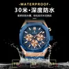 Reloj Suizo de Lujo Multifuncional para Hombre con Seis Manecillas y Esfera Grande, Modelo Popular de Comercio Exterior, Disponible para Dropshipping