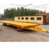 Remolque de plataforma de 30 T, remolque de transporte de plataforma de servicio pesado, camión de plataforma, fábrica, escuela secundaria técnica, plataforma baja