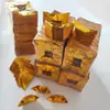 Lingote de ouro semi-acabado lingote de prata artesanal origami papel de ouro atacado folha de estanho engrossado corte de canto semi-acabado lingote semi-acabado