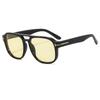 Nuevas Gafas de Sol Modernas Retro de Moda Ins Europeas y Americanas Street Shooting Cuadradas Doble Puente para Conducción al Aire Libre