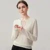 2026 Nuevo Suéter de Cachemira de Otoño para Mujer con Media Cremallera y Múltiples Botones, Jersey Holgado Simple de Manga Larga, Suéter de Punto, Capa Base