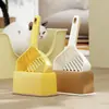 Pala para Arena de Gato Plástico Mango Largo Pala para Gato Pala Grande para Excremento de Gato Arena para Gatos Pala Grande Agujero Fino Suministros para Mascotas
