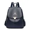 Mochila Transfronteriza de Cuero Genuino Suave para Mujer, Nuevo Modelo 2025, Estilo Coreano, Mochila Escolar Versátil, Mochila Grande de Alta Capacidad para Mujer, Mochila de Viaje