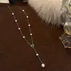 Collar de Perlas Estrelladas Super Hada Estilo Coreano para Mujer Nuevo Modelo 2026 Temperamento Único y Suave Cadena Clavicular de Moda y Hermosa