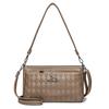 Bolso de Hombro Transfronterizo Nuevo Bolso de Moda para Mujeres de Mediana Edad Temperamento Combinable Cuero Suave Gran Capacidad Multicapa Bolso Bandolera Venta al por Mayor