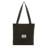 Bolso Estilo Japonés Ins para Mujer 2025 Bolso de Lona Moda Rayas Bolso de Mano Hombro Bolso Tote de Clase para Mujer Bolso para Viajar a la Oficina