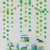 Colgante de Hojas Cadena de Papel de Hoja Verde Decoración Colgante de Hojas para Boda Decoración para Celebración de Festival Fiesta