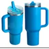 2025 Nuevo vaso Amazon de 40 oz con aislamiento en frío para hielo, vaso para coche, vaso tipo termo con tapa doble y boquilla de succión