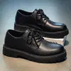 Nuevos Zapatos Casuales de Verano 2026 para Hombre, Zapatos Negros Formales de Negocios para Hombre, Tenis Transpirables Estilo Británico para Hombre de Wenzhou