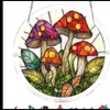Puzzles de vidrio de colores acrílicos más vendidos transfronterizos, puzzles colgantes circulares atrapasoles, artículos decorativos al por mayor
