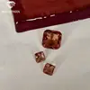 Atacado Em Estoque Sultanita Que Muda de Cor Quadrada Lapidada Turca Aqua Aluminite Sultanita Fonte de Luz Pedra Artificial