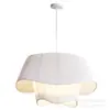 Casa lustre francês vintage estilo ins nórdico design de tecido arte luminária chapéu de palha luminária de quarto luz principal da sala de estar
