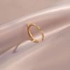 Anillo Mobius para mujer, plata de ley S925, nicho resistente a la decoloración, de alta calidad, ligero, de lujo, con anillo de dedo índice abierto.