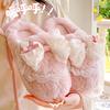 Chinelos de Algodão Kuromi para Mulheres 2026 Novo Outono e Inverno Internos Casa Quente Chinelos Peludos para Mulheres Inverno