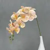 Nueva decoración del hogar de orquídea mariposa 3D9, adornos para sala de estar, decoraciones de flores artificiales, adecuado para bodas, hoteles y escenarios