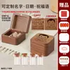 Caja de Colección de Recuerdos de Lanugo de Bebé y Cordón Umbilical Fabricación Conmemoración de los Cien Días y Luna Llena del Recién Nacido Botella de Conservación de Lanugo y Dientes de Bebé