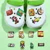 Venta al por mayor del fabricante Lindos Accesorios para Zapatos con Temática de Snacks, Dijes para Zapatos de Material de Goma Suave de PVC, Decoraciones para Chanclas de Playa DIY