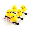 Lindos Pinzas para el Cabello de Patito Amarillo para Niños, Pasadores de Patito para Exteriores, Accesorios Adorables, Pinzas para el Cabello de Molinillo de Viento de Puesto Callejero de Atracción Turística