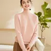 Suéter Feminino de Cashmere Gola Alta Meia-Calça Outono/Inverno 2023, Espessura de Sete Agulhas Estilo Curto, Suéter Básico 100% Cashmere de Cabra com Manga Raglan