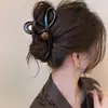 Moderna Pinza para el Cabello de Acrílico para Mujer, Exquisita Pinza de Tiburón de Alta Gama para Recogidos en la Parte Trasera de la Cabeza, Pasador Grande para Puestos de Mercado
