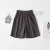 Shorts Infantis, Calças de Uniforme Escolar para Crianças Tamanho Médio e Grande, Calças Largas para Meninos e Meninas, Calças de Comprimento Médio para Jardim de Infância, Calças Largas, Calças Esportivas, Calças de Cinco Pontos
