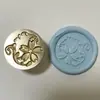 Cabeça de Carimbo de Selo de Cera para Estudantes Diário DIY Decoração Selo Europeu Retrô Selo de Cera para Envelope Cabeça de Cobre