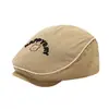 Boina exterior para niños, versión coreana transfronteriza, lindo diseño de oso, sombrero para el sol para niños y niñas, nuevo modelo de otoño gorra para bebé