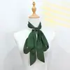 Bufanda Larga Nueva de 190 cm de Seda Sintética con Tacto de Alta Gama, Adecuada como Goma para el Cabello, Corbata Estrecha para el Cuello, Cinturón o Chal Delgado