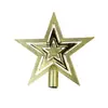 Placa de Luz para Pintura Plana de 20cm Estrela de Topo de Árvore de Natal Ferramenta Manual com Estrela de Cinco Pontas Decorações de Árvore de Natal Pingente de Estrela