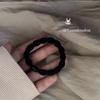 Sistema de color suave y tierno mejora cuerda de cordón de melocotón firme cabeza de bola pequeña atada apretada recomendada por blogger para el pelo de niña banda de goma