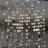 Espelho de Casamento Lantejoulas Fio de Contas Redondas Lente Refletora Cortina de Contas Atmosfera de Céu Estrelado Pingente de Teto para Casamento