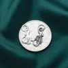 Prata Esterlina S925 Fivela Cauda de Peixe Dourada Retrô Pulseira DIY Pulseira Fivela de Conexão de Pérola Fivela S Botão de Colar Acessórios Feitos à Mão