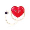 Broche Serie Médica Ramillete Combinable para Mujer Broche de Aceite Goteante ECG Broche Pin Venta al por Mayor