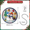 Colgante Decorativo Navideño Transfronterizo de Acrílico de Colores para Ventana Atrapasoles Colgante para Repisa de Ventana Colgante de Arcoíris