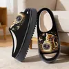 Zapatillas de Lino y Algodón con Dibujos Especialmente Diseñadas para Cruce de Fronteras, Zapatillas de Primavera, Verano y Otoño para Parejas de Hombres y Mujeres, Pies, Fábrica Jit de Cruce de Fronteras, Dropshipping