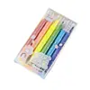 Resaltador degradado en caja, 12 colores de alto valor cromático, marcador clave, marcador para estudiantes, resaltador con protección ocular