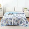 Conjunto de Presente Caixa com Colcha de Verão, Colcha Fina de Verão para Crianças, Colcha de Verão de Algodão Lavável, Presente Promocional para Celebração de Inauguração de Loja, Colcha de Ar Condicionado
